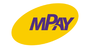 logo aplikacji mPay, elipsa z napisem mPay